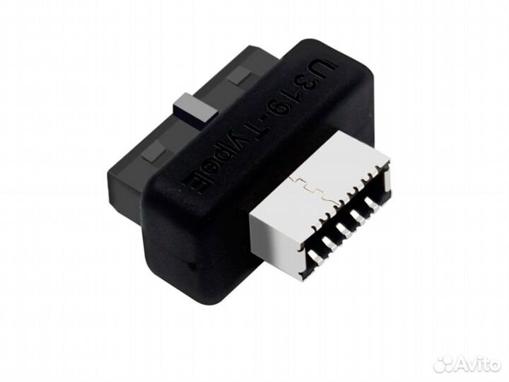 Переходник c USB 3.0 на USB 3.1 type E прямой