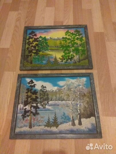 Картины из камня