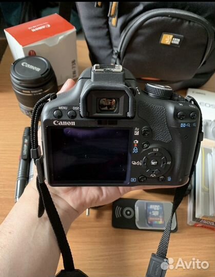 Зеркальный фотоаппарат canon 500D + обьектив canon