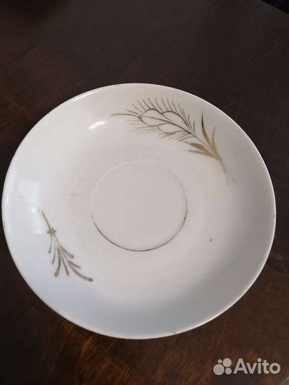 Блюдце старинное кузнецов, до1917г