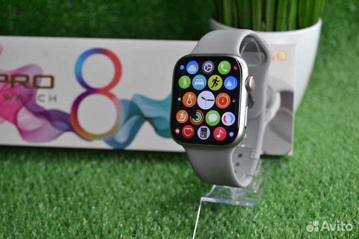 Apple watch 8 серии серые