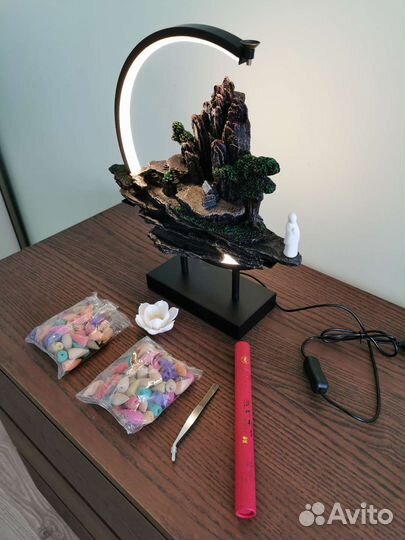 Дизайнерский светильник с курильницей