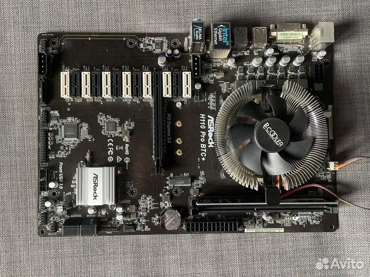 Материнская плата ASRock H110 Pro BTC+