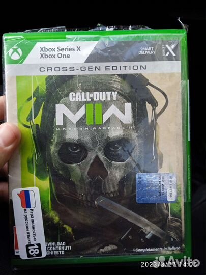 Оригинальный диск Gall of Duty на Xbox Series X