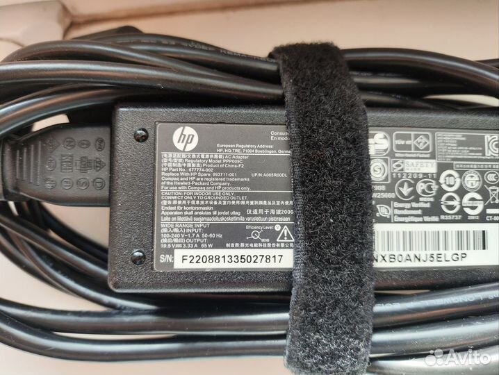 Оригинальный блок питания для ноутбука HP 19.5v