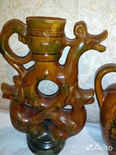 Керамические кувшины СССР Скопино