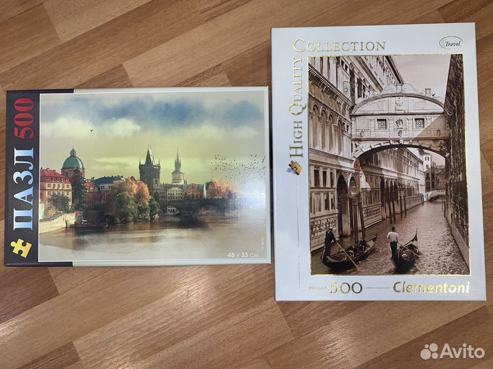 Пазлы Clementoni и Hatber 500 эл