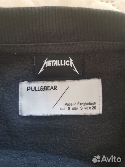 Толстовка свитшот pull&bear x Metallica