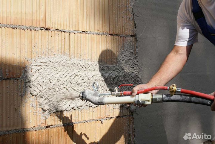 Механизированная штукатурка от 200 м2 с гарантией