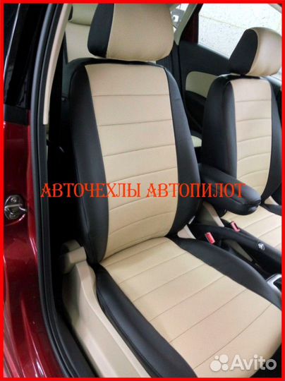 Чехлы Автопилот Volkswagen Polo 1 из экокожи