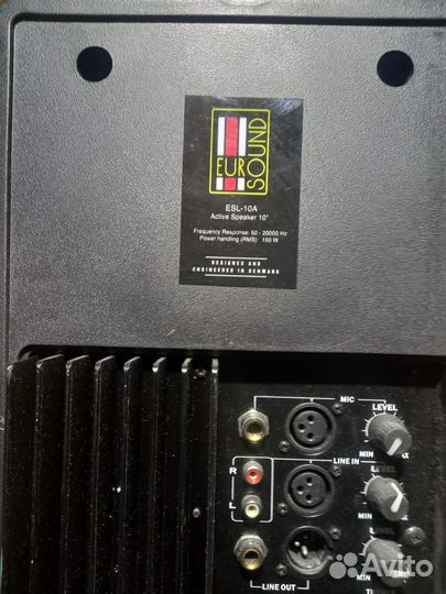 Активные колонки eurosound 150Вт