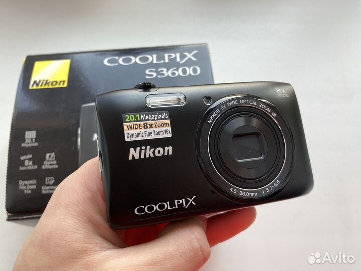 Цифровой фотоаппарат Nikon coolpix s3600