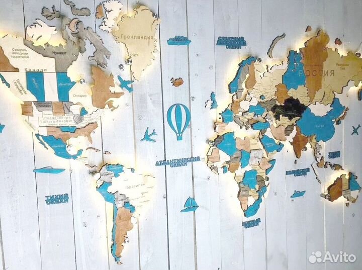 Карта России от производителя