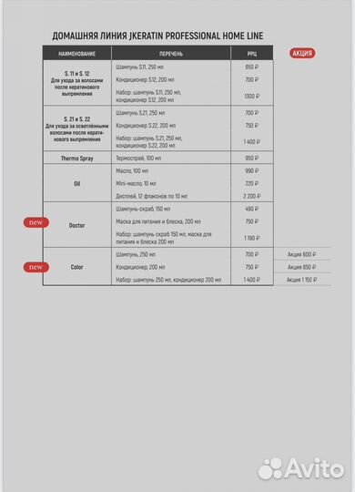 Кератин/ботокс продажа