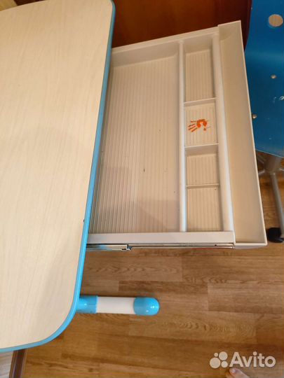 Растущая парта и стул бу