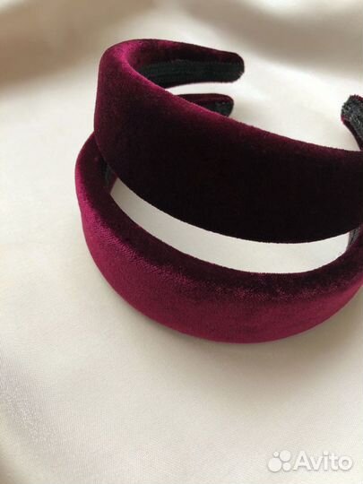 Ободок бархатный