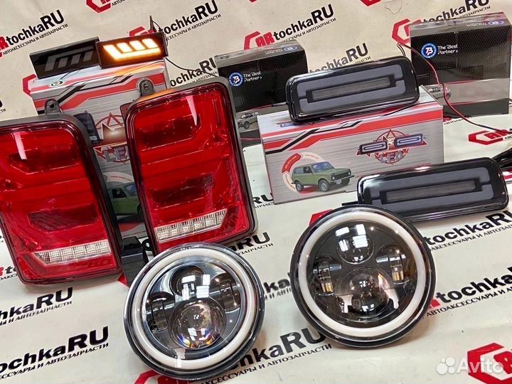 Комплект тюнинга оптика Нива 4x4 нива урбан ренд