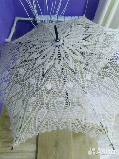 Зонт ручной работы