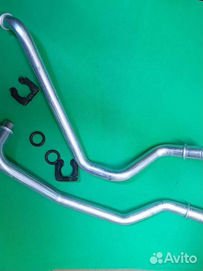 Трубки радиатора печки веста, logan, x-ray