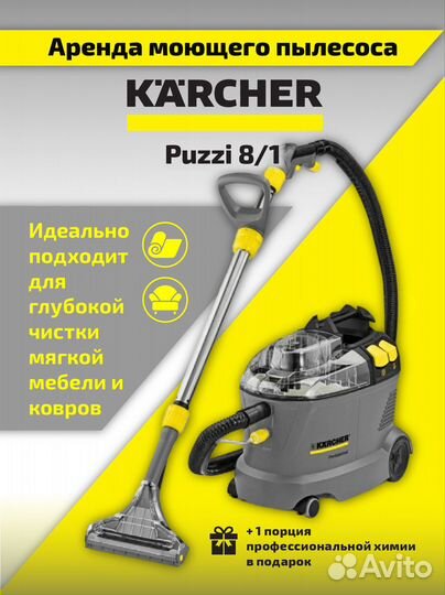 Аренда моющего пылесоса,пароотчистеля,мойщика окон