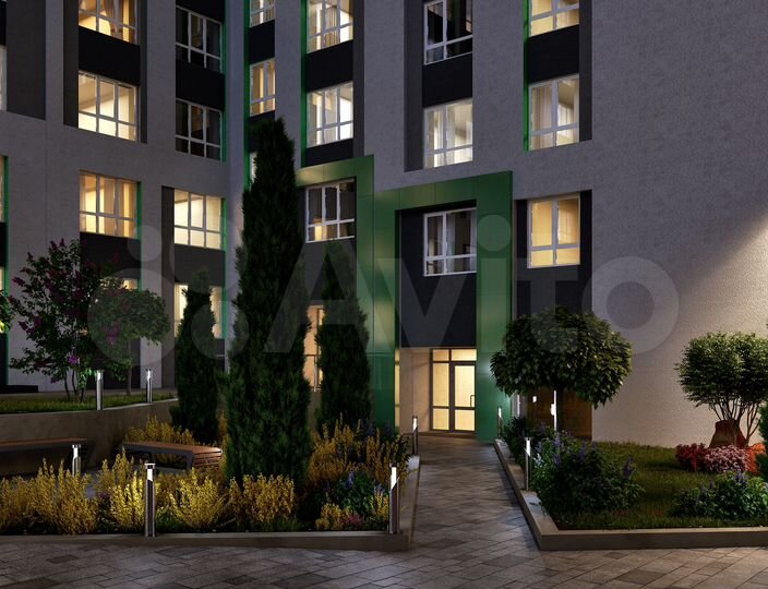 1-к. квартира, 44,1 м², 12/19 эт.