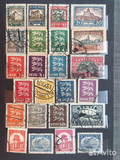 Марки Эстонии (1918-1941)