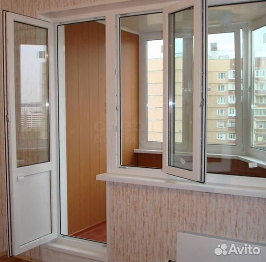 Выход на балкон теплый