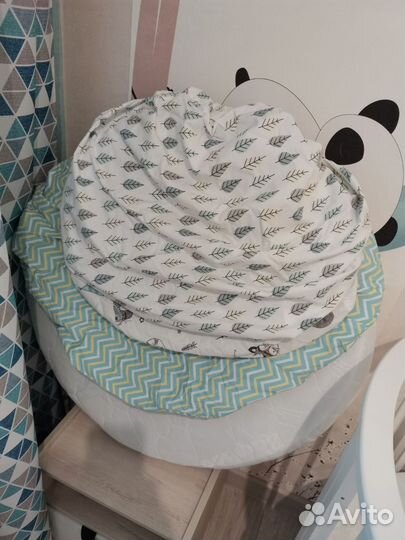 Детская кроватка трансформер круглая