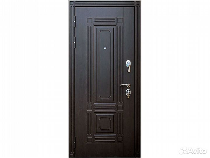 Дверь входная с зеркалом Броня Мадрид Зеркало