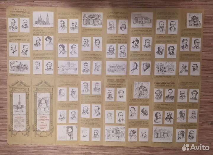 Краеведческий карта Липецкой области