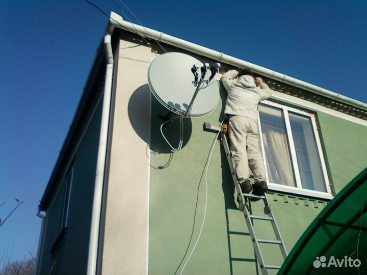 Установка и ремонт спутниковых и эфирных антенн