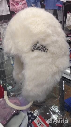 Зимняя шапка для девочки, новая. 52-54 р