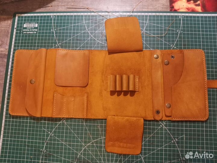 Кисет для табака и трубок с акссесуарами