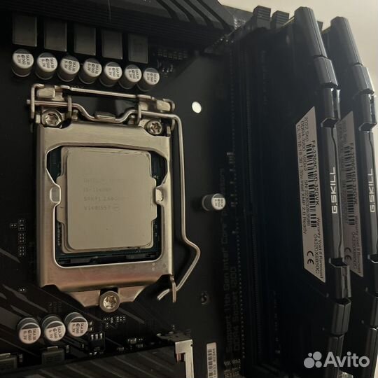 Игровой комплект intel 11400f мат плата b550 32gb