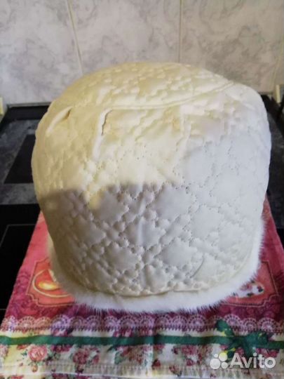Норковая женская шапка