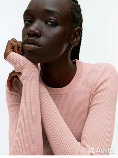 Лонгслив розовый Arket p.XS,S,M,L