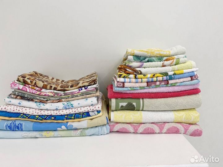 Постельное белье полотенца бу