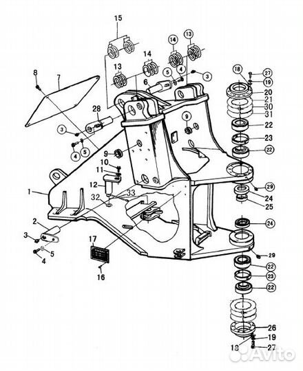 Втулка - 29250000041 (sdlg)
