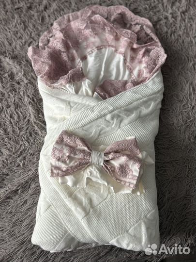 Плед детский на выписку