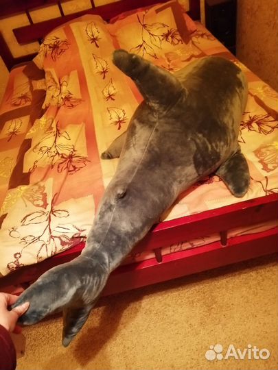 Большая акула мягкая игрушка