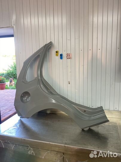 Крыло заднее правое Калина 2 ваз-2192 (с рамкой