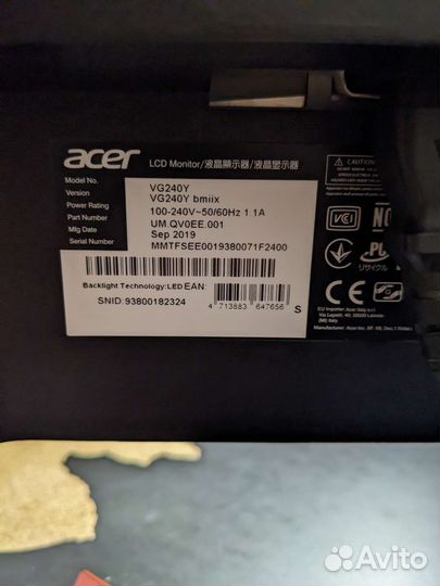 Монитор Acer 24