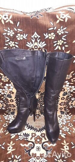 Сапоги натуральная кожа женские 37