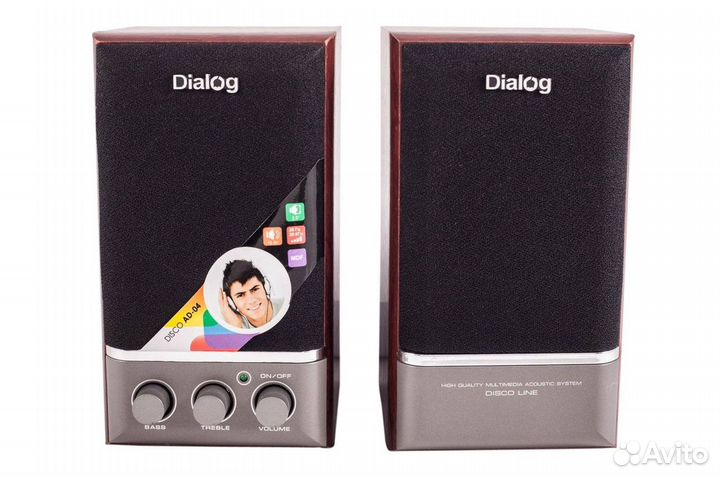 Колонки dialog Disco AD-04 Cherry