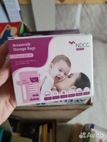 Молокоотсос avent ручной + доп.принадлежности