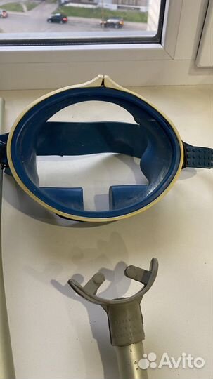 Очки маска с трубкой СССР