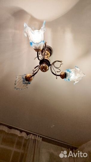 Люстра потолочная бу