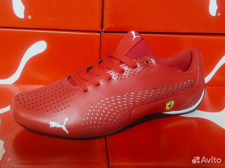 Кроссовки puma ferrari красные