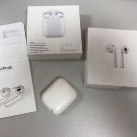 Беспроводные наушники оригинал apple airpods 2