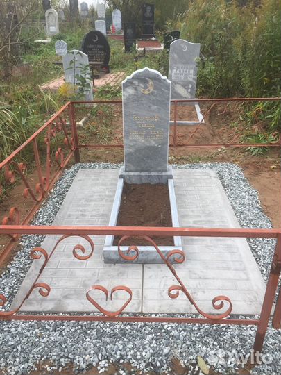 Памятники, ограды, ритуальные плиты